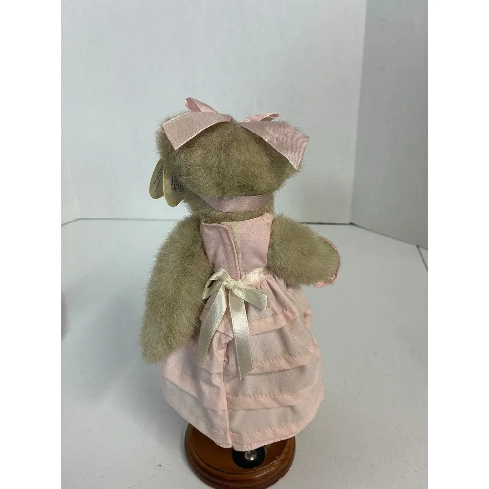 Bearington Collection Ivana Party Teddy Bear Pink Dress 1711 Birthday Plush Toy